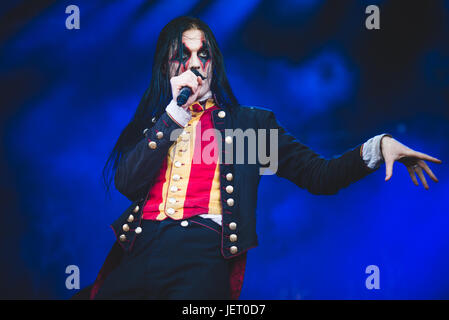 16. Juni 2017: Avatar, die live auf der Hellfest-Festival-2017 in Clisson, in der Nähe von Nantes Foto: Alessandro Bosio/Pacific Press Stockfoto