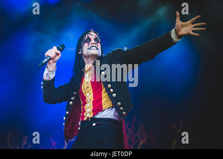 16. Juni 2017: Avatar, die live auf der Hellfest-Festival-2017 in Clisson, in der Nähe von Nantes Foto: Alessandro Bosio/Pacific Press Stockfoto