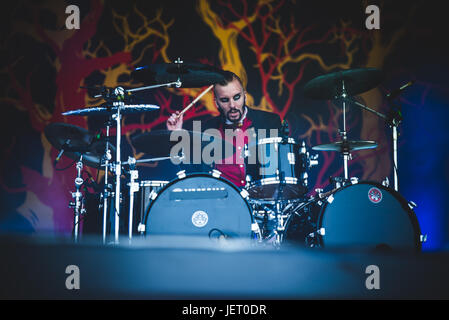 16. Juni 2017: Avatar, die live auf der Hellfest-Festival-2017 in Clisson, in der Nähe von Nantes Foto: Alessandro Bosio/Pacific Press Stockfoto