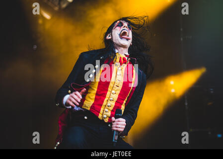 16. Juni 2017: Avatar, die live auf der Hellfest-Festival-2017 in Clisson, in der Nähe von Nantes Foto: Alessandro Bosio/Pacific Press Stockfoto