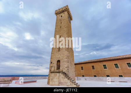 Die Mangana-Turm in Cuenca, Spanien Stockfoto