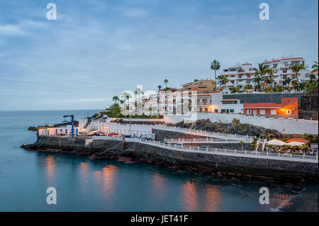 Abend in Puerto de Santiago Stockfoto