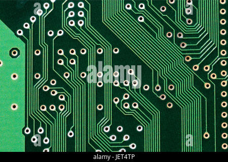 Elektronische Schaltkreise eines Computers Stockfoto