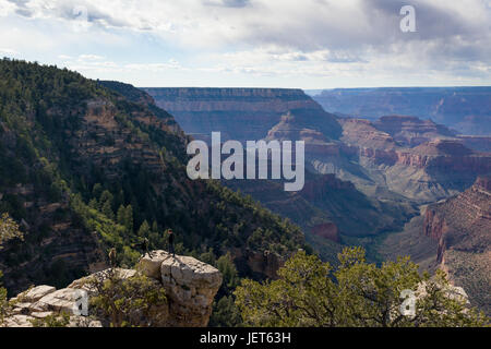 Kinder-Rock am Grand Canyon springen Stockfoto