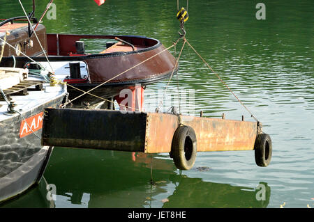Hausboot Stockfoto