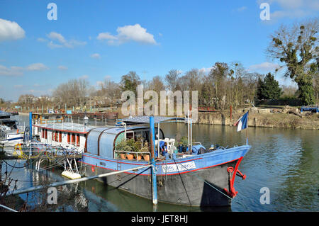 Hausboot Stockfoto