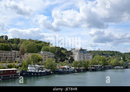 Hausboot Stockfoto