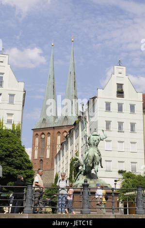 Nikolaikirche, Nikolaiviertel, Berlin, Deutschland, Stockfoto