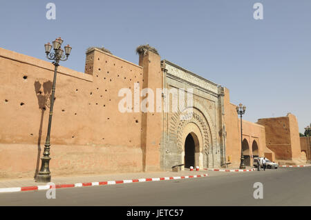 Bab Agnaou, Marrakesch, Marokko, Afrika Stockfoto