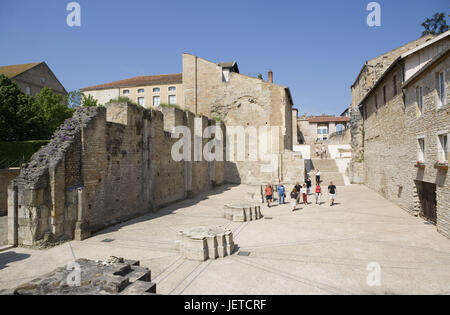 Frankreich, Burgund, Departement Saone-et-Loire, Cluny, Benediktinerabtei, Kloster Anlage, Tourist, Stockfoto