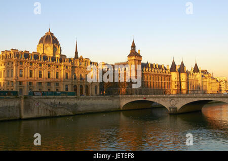 Frankreich, Paris, aufbauend auf der Binneninsel Ile De La Cité, Stockfoto