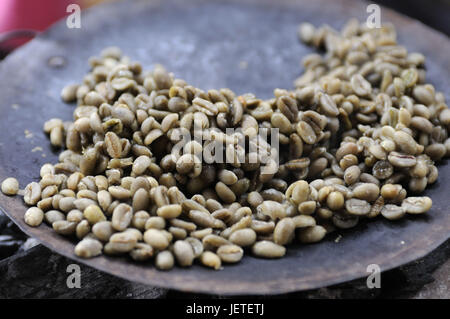 Geröstete Kaffeebohnen, Äthiopien, Stockfoto