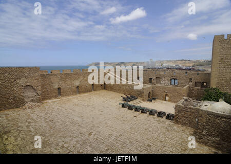 Festung Qasr Al-Bahr, Safi, Marokko, Afrika, Stockfoto