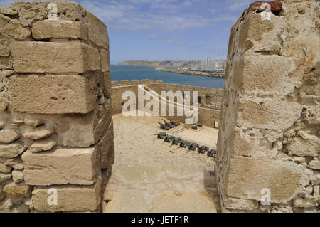 Festung Qasr Al-Bahr, Safi, Atlantikküste, Marokko, Afrika, Stockfoto