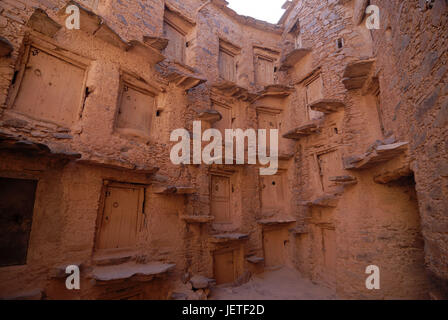 Speicher Burg, Amtoudi, Antiatlas, Marokko, Afrika, Stockfoto