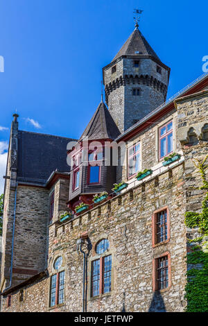 Schloss Braunfels aka Schloss Braunfels, Braunfels, Hessen, Deutschland Stockfoto