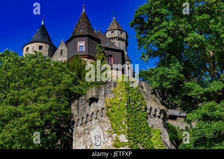 Schloss Braunfels aka Schloss Braunfels, Braunfels, Hessen, Deutschland Stockfoto