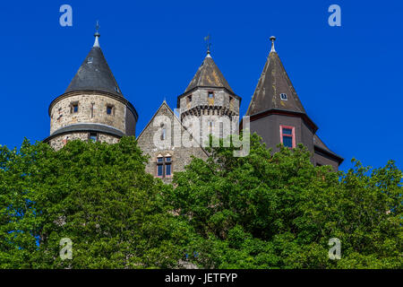 Schloss Braunfels aka Schloss Braunfels, Braunfels, Hessen, Deutschland Stockfoto