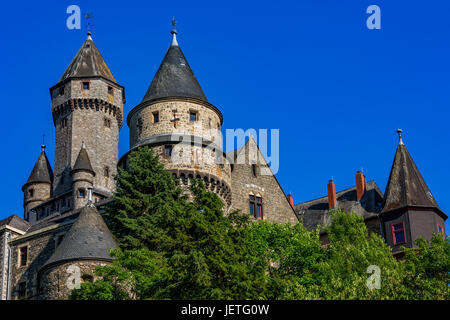 Schloss Braunfels aka Schloss Braunfels, Braunfels, Hessen, Deutschland Stockfoto