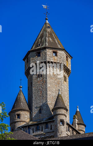 Schloss Braunfels aka Schloss Braunfels, Braunfels, Hessen, Deutschland Stockfoto