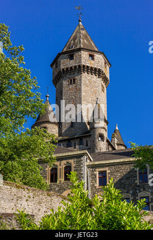 Schloss Braunfels aka Schloss Braunfels, Braunfels, Hessen, Deutschland Stockfoto