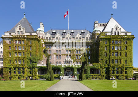 Das Empress Hotel in Victoria auf Vancouver Island, Das Empress Hotel in Victoria Auf Vancouver Island Stockfoto