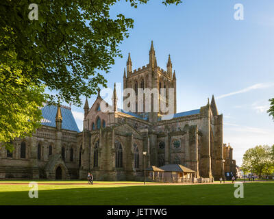 Hereford Kathedrale, UK Stockfoto