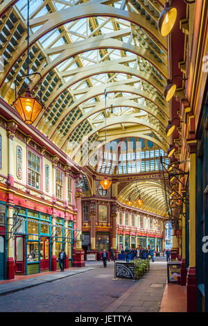 Leadenhall Market, London, UK Stockfoto