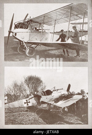 Deutsche Flugzeuge gesenkt in Frankreich Stockfoto