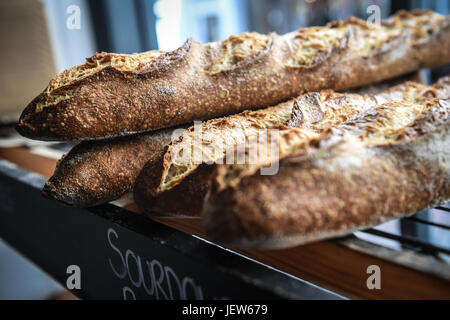 Copyright Bild von Paul Slater/PSI - Lebensmittel, Backwaren, Brot, Croissants Stockfoto