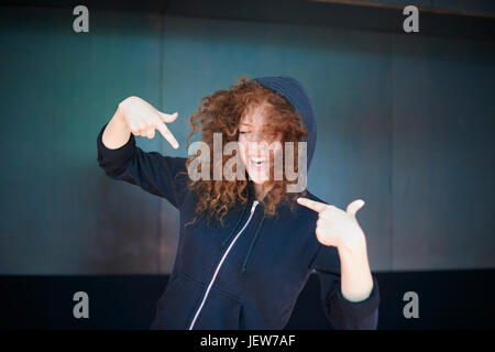 Porträt der jungen Frau Stockfoto