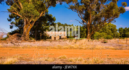 Frühe Siedler Haus im Clare Valley, South Australia Stockfoto