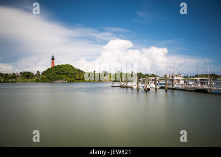 Leuchtturm in Jupiter, Florida Stockfoto