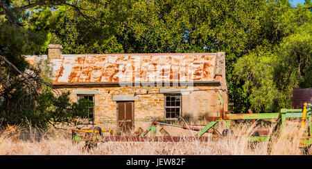 Frühe Siedler Haus im Clare Valley, South Australia Stockfoto