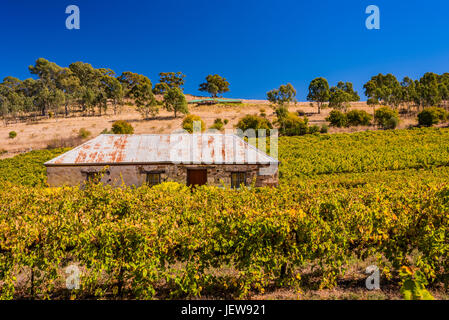 Frühe Siedler Haus im Clare Valley, South Australia Stockfoto