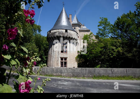 Château de Dampierre-Sur-Boutonne Frankreich Stockfoto