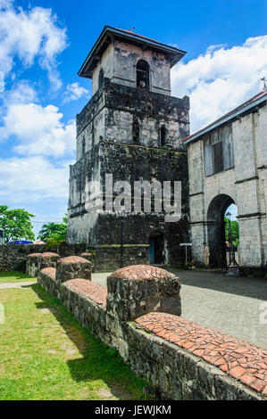 Koloniale spanische Kirche der Muttergottes von der Unbefleckten Empfängnis, Baclayon Bohol, Philippinen Stockfoto