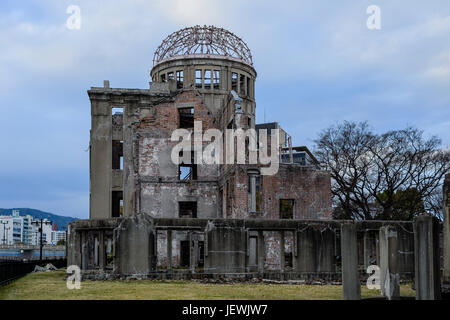 Genbaku Dome in Hiroshima Stockfoto