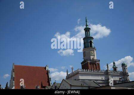 Posen-Rathaus auf dem alten Marktplatz Stockfoto