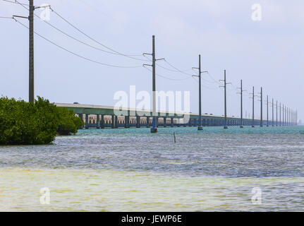 Seven Mile Bridge Stockfoto