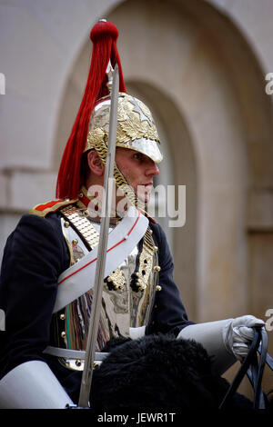 Soldaten aus dem Haushalt Division (Blau & Royals) London Stockfoto