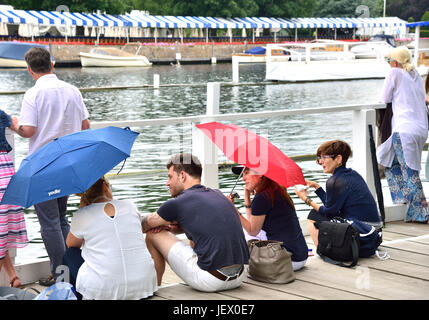 Henley Royal Regatta 2017, Henley-on-Thames, Oxon, England Stockfoto