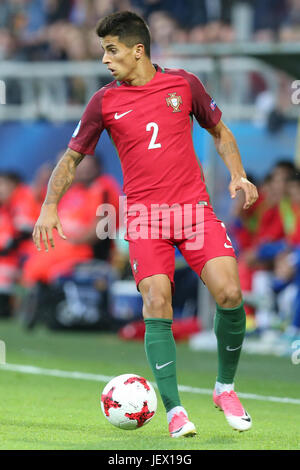 20. Juni 2017, Stadion Miejski, Gdynii, Polen; UEFA European U21 Fußball Meisterschaften. Portugal gegen Spanien;  Joao Cancelo (POR) Stockfoto