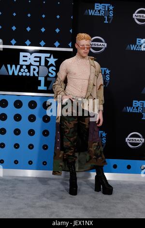 Shaun Ross im Ankunftsbereich für 2017 BET Awards - Teil2, Microsoft Square L.A. Live, Los Angeles, CA 25. Juni 2017. Foto von: Priscilla Grant/Everett Collection Stockfoto