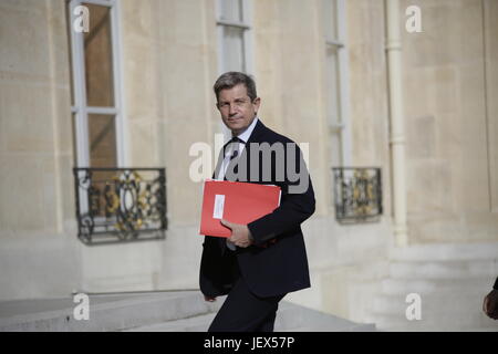 Paris, Frankreich. 28. Juni 2017. Paul Barlet/Le Pictorium - Französisch beschränkt Verteidigungsrat im Elysee - 28.06.2017 - Frankreich/Paris - Louis Gauthier. Wie jeden Mittwoch vor dem Ministerrat zusammenstellt Emmanuel Macron des eingeschränkten Verteidigungsrates im Elysée-Palast. Bildnachweis: LE PICTORIUM/Alamy Live-Nachrichten Stockfoto