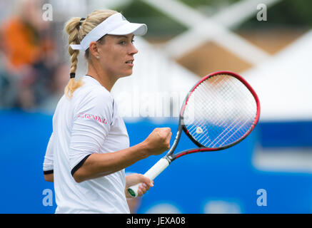 Eastbourne, Großbritannien. 28. Juni 2017. Angelique Kerber beim Tennisturnier 2017 Aegon International WTA Premier © Jimmie48 Fotografie/Alamy Live News Stockfoto