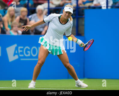 Eastbourne, Großbritannien. 28. Juni 2017. Angelique Kerber beim Tennisturnier 2017 Aegon International WTA Premier © Jimmie48 Fotografie/Alamy Live News Stockfoto