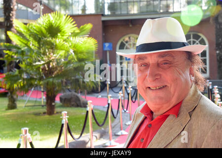 Frankfurt am Main, Deutschland. 28. Juni 2017. Direktor Peter Zingler kommt auf dem roten Teppich für die Bild-Sommerfest-2017, statt im Palmengarten, Frankfurt Am Main am 28. Juni 2017 Credit: Markus Wissmann/Alamy Live News Stockfoto