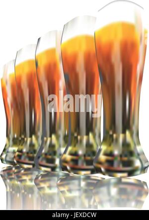 Restaurant, Bar, Taverne, Glas, Kelch, Becher, Objekte, Makro, Nahaufnahme, Stock Vektor