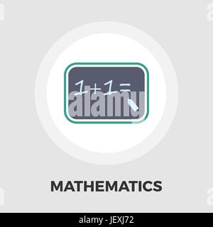 Mathematik-Symbol Vektor. Flach-Symbol auf dem weißen Hintergrund isoliert. Editierbare EPS-Datei. Vektor-Illustration. Stock Vektor